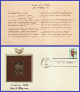 USA2 #3006 U/A RÉPLICA DORADA FDC árbol para niños - Imagen 1 de 1
