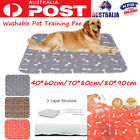 Washable Pet Dog Cat Puppy Training Pee Reusable Pads Cushion Bed Absorbent Mat
