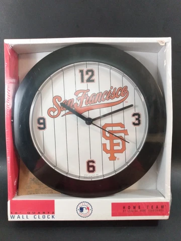 Vintage 1993 San Francisco Giants Wall Clock MLB Baseball NOS New/Sealed Cover
