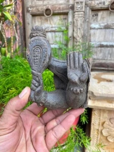 1700's Rare Antique Wooden Hand Carved Goddess Blessing Hand Sculpture Figure - Picture 1 of 10