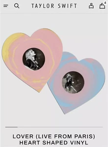Taylor Swift Lover Live From Paris Heart Shaped Vinyl *IN HAND* Premium packing - Bild 1 von 2
