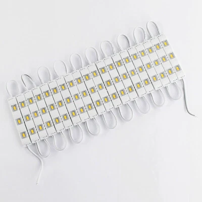 12V 3 LED Module SMD 5730 Cool White Waterproof Light Strip LOGO DIY Design Tape - Image 1 of 4