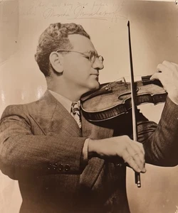 Mischa Mischakoff autographed photo, violinist and concertmaster - Picture 1 of 4
