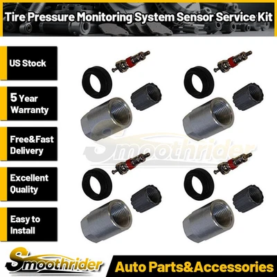 Kit de servicio sensor sistema de monitoreo de presión de neumáticos DENSO 4x para Chevrolet Camaro Foto 1 de 4