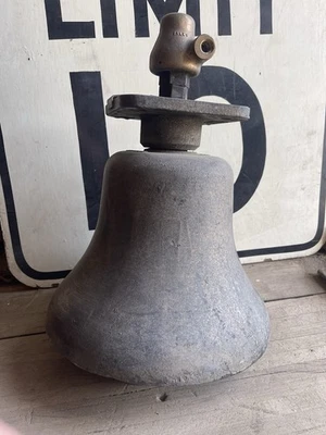 Antique Brass Viloco BR113 12” Bell Steam Locomotive Train Engine - Image 1 of 4