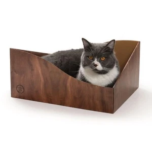 Hideaway Cat Scratcher Box for Indoor Cats - Cat Scratching Board, Horizontal... - Picture 1 of 6
