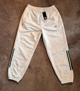 NWT Adidas Gatsele Skateboarding Track Pants Sz S White Green New Unitefit - Picture 1 of 12