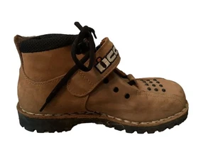 Icon Stiefel Damengröße 7 hellbraun Super Duty Motorrad Motocross Logo " - Bild 1 von 10
