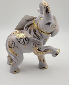 Elefante in porcellana Bradford Exchange Riches Of Shining Strength di Blake Jensen - Foto 1 di 11