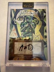 2025 Wild Card Rookies And Legends Aaron Rodgers Picasso True 1 of  1 Color Auto - Picture 1 of 5