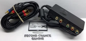 Original Xbox OEM High Definition HD AV Pack Adapter X08-25301 & Cable - Picture 1 of 2