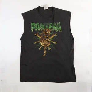 T-shirt vintage Pantera teschio di serpente senza maniche XL invecchiata - Foto 1 di 15