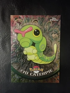 Caterpie #10 - Topps Chrome Series 1 Pokemon Card NM - Picture 1 of 2