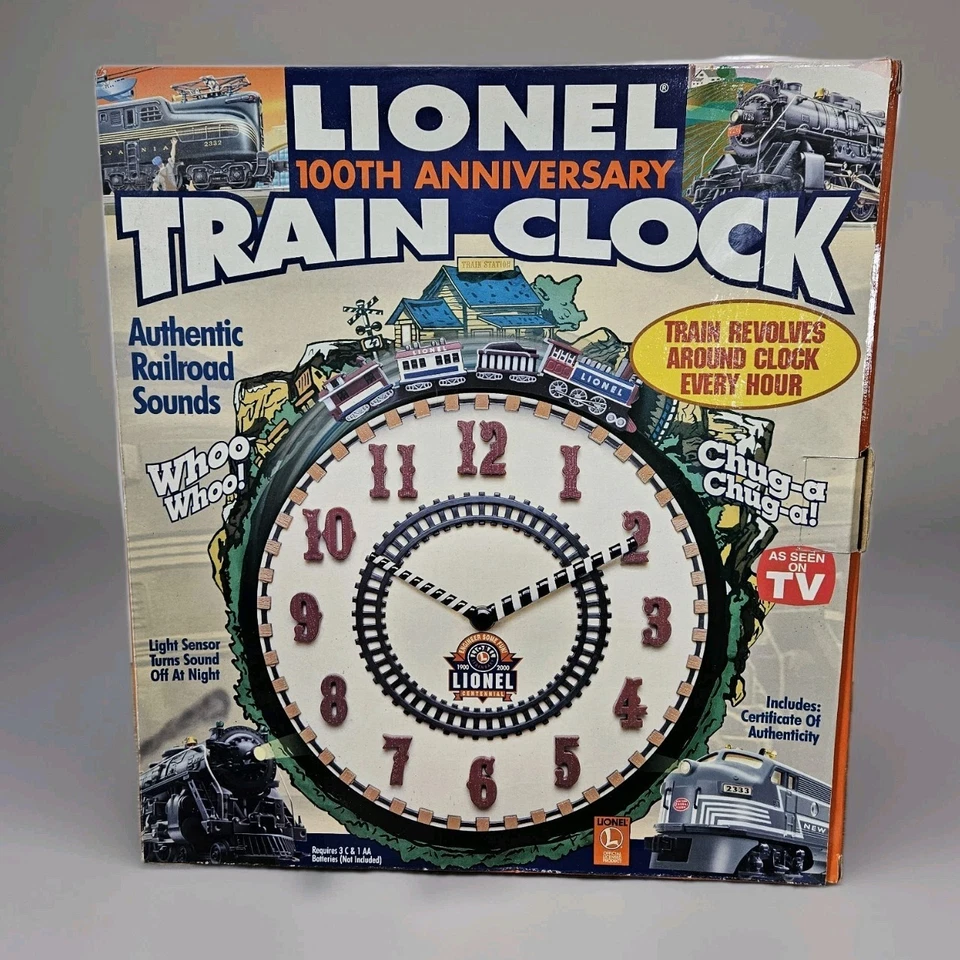 Reloj Tren Lionel De Colección 100 Aniversario 1900 - 2000 Embalaje Original NUEVO  Foto 1 de 4