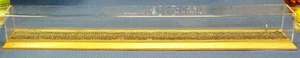 HO Gauge Hotchkiss Model Train Display Case 33 Inch Long with Ballasted Track - Picture 1 of 7