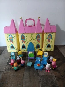 Peppa Pig Fold-N-Carry Princess Castle Playset w/ Accessories & Figures - Picture 1 of 9