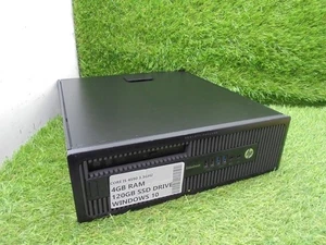HP PRO DESK 800 G1 SFF I5 4590 4GB 120GB SSD WINDOWS 10 PC DESKTOP SLIM SFF - Picture 1 of 3