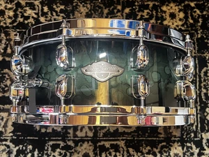 Tama MBSS55 Starclassic Performer 5.5x14" Snare Drum - Molten Steel Blue Burst - Picture 1 of 7