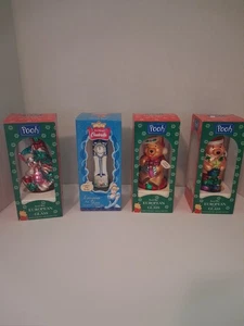 Disney/Santa's Best European Style Glas Mundgeblasene Ornamente 4er Set - Bild 1 von 24