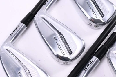 Cobra King Forged Tec X Irons / 4-PW / Stiff Flex KBS Max 85 Shafts - Image 1 of 4