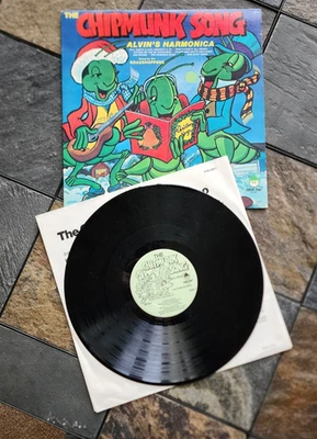 The Chipmunk Song - Alvin's Harmonica Sung by The Grasshoppers ALBUM VG - Image 1 of 4