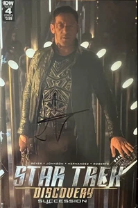 Star Trek Discovery fumetto firmato JASON ISAACS - PROVA VIDEO ESATTA - Foto 1 di 2