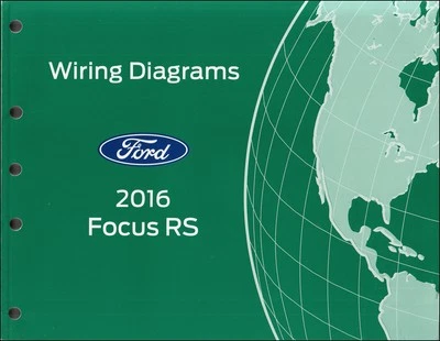 Manual Original De Diagrama De Cableado Ford Focus RS 2016 Esquema Eléctrico - Imagen 1 de 2