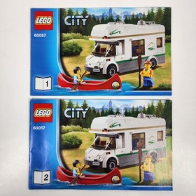 Lego 60057 Instruction Manuals Only 2014 LEGO City Camper Van w/Canoe