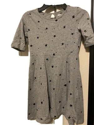 antiguo vestido estrella niña azul marino gris 8 Foto 1 de 4