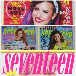 8/14 SEVENTEEN MAGAZINE - MILEY, SELENA, LOVATO, DEMI - Foto 1 di 2