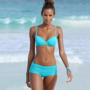 Damen Strandkleidung Bikini Sets Hotpants Bodycon Gepolstert Push Up - Bild 1 von 22