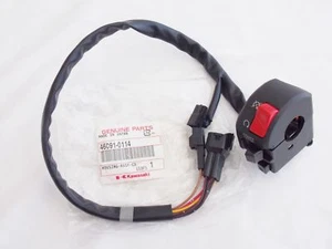NOS OEM KAWASAKI 2007-2015 ZX1000/600 RH CONJUNTO DE CARCASA DE CONTROL 46091-0114 - Imagen 1 de 1