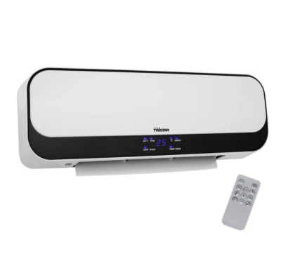 TRISTAR KA-5075 2000W Keramik-Heizlüfter mit Fernbedienung - Weiß - Bild 1 von 4