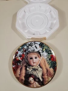 Portrait of Celeste Hanau Doll Museum Franklin Mint Collector Plate Brandneu  - Bild 1 von 8