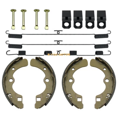 Zapatas de freno traseras y pasadores de resortes para Kawasaki Mule 2510 2520 KAF620 A/B 1993-2000 Foto 1 de 4