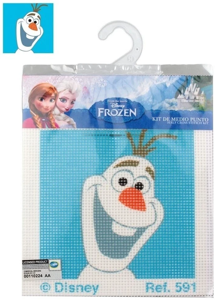 Kit canevas Walt Disney Olaf de la reine des neiges  enfants broderie broderie - Photo 1/1