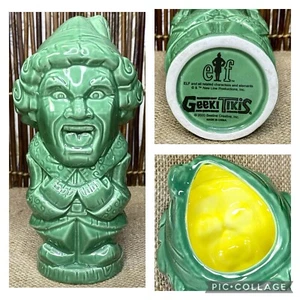 Taza Geeki Tikis Buddy ELF Película Verde Navidad Vacaciones Will Ferrell - Imagen 1 de 13