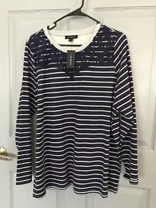 NWT Womens’s Long Sleeve top Lane Bryant - Picture 1 of 6