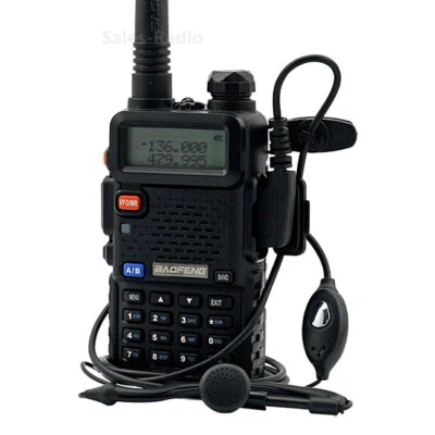 Baofeng uv-5r VHF UHF Dual-Band FM 5W Portable Ham Two-way Radios Walkie Talkie - Image 1 of 4