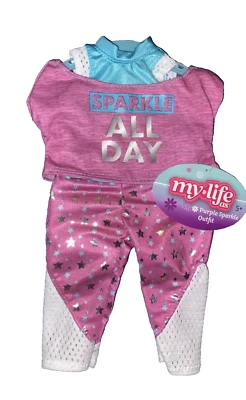 My Life AS Purple Sparkle All Day Outfit with Hanger Fits 18" Dolls - Image 1 of 4