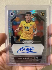 2019 Prizm Premier League Morgan Gibbs-White Signatures Auto #S-MG Rookie /75 - Picture 1 of 2