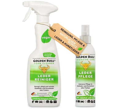 Lederreiniger Lederpflege im Set oder einzeln für Auto Sofa Reinigung Pflege - Bild 1 von 4