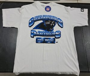 Vintage Starter Tee 1996 Division NFC WEST Champions Carolina Panthers DS