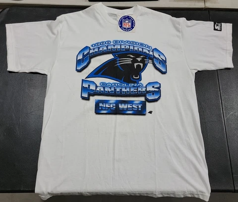 Vintage Starter Tee 1996 Division NFC WEST Champions Carolina Panthers DS Cover