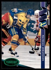 1993-94 Parkhurst Emerald Ice Mathias Johansson RC Sweden #537