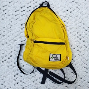 Vtg Aiguille Alpine Equipment Rucksack Walking Hiking Backpack England - Yellow - Picture 1 of 12