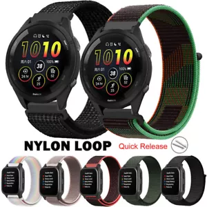 Nylonband für Garmin Vivonove Trend HR Venu SQ 2 Plus Forerunner 265 255 Band - Bild 1 von 30
