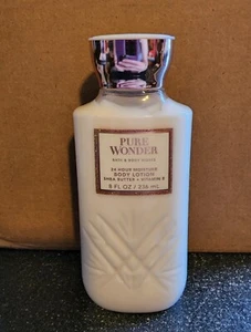 Bath & Body Works ~ PURE WONDER ~ Shea butter & Vitamin E Body Lotion 8oz - Picture 1 of 2