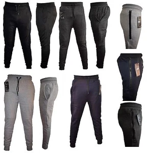 Jungen Kinder Trainingsanzug Unterteile Fleecehose Jogginghose mit **REISSVERSCHLUSS**2-12 - Bild 1 von 14