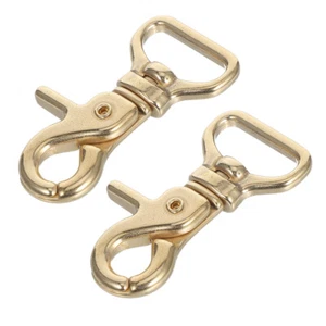 2 Pcs Lobster Keychain Snap Hooks Claw Clasps for Keychains Keyrings - Picture 1 of 12
